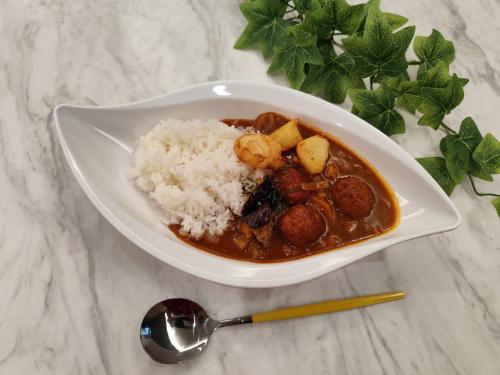 試作研修会のカレー